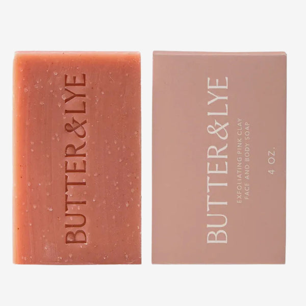 Face & Body Soap: Exfoliating Pink Clay