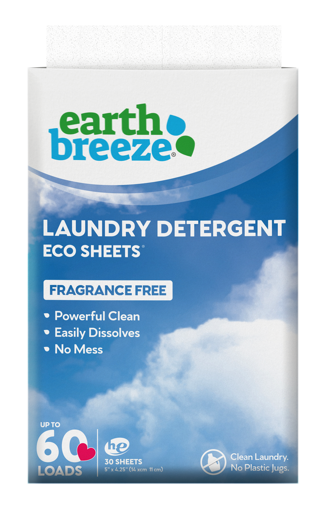 Earth Breeze Laundry Detergent Sheets: Fragrance Free – Vintage Green Review