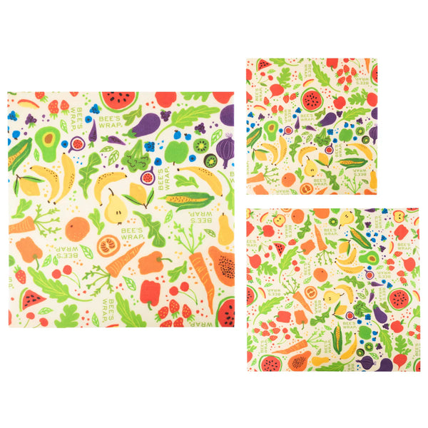 Beeswax Food Wraps - Assorted 3 Pack