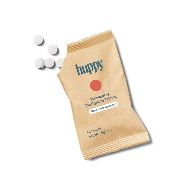 Huppy Strawberry Toothpaste Tab Refills