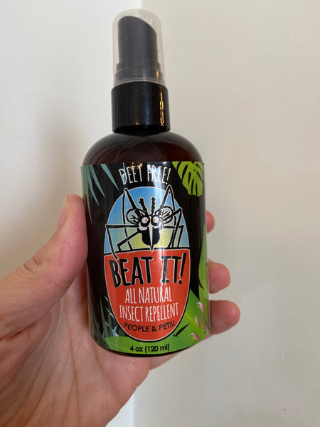 Beat It! All Natural Insect Repellent Prefilled Bottles Bugspray