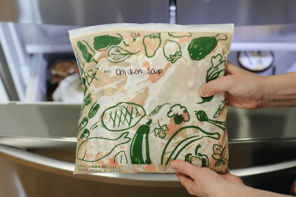 Compostable Gallon-Size Freezer Bag