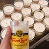 recycled topo chico minto mojito candle