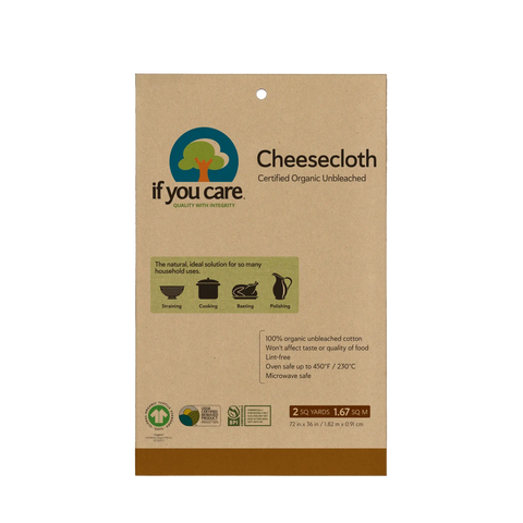 Certified Organic Unbleached Cheesecloth