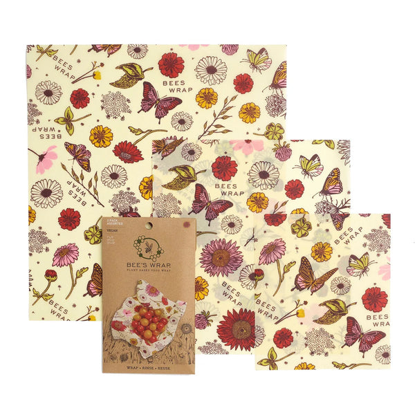 Beeswax Wraps - Assorted 3 Packs