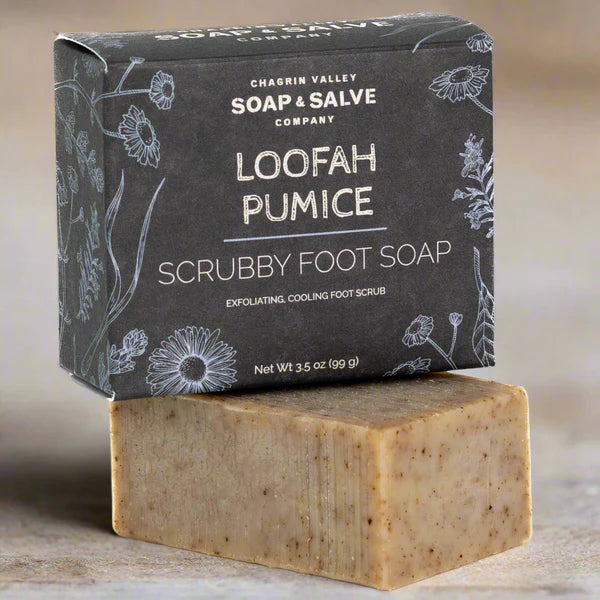 Loofah Pumice Foot Scrub Bar