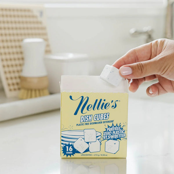 Dishwasher Cube, pre-packaged boxes