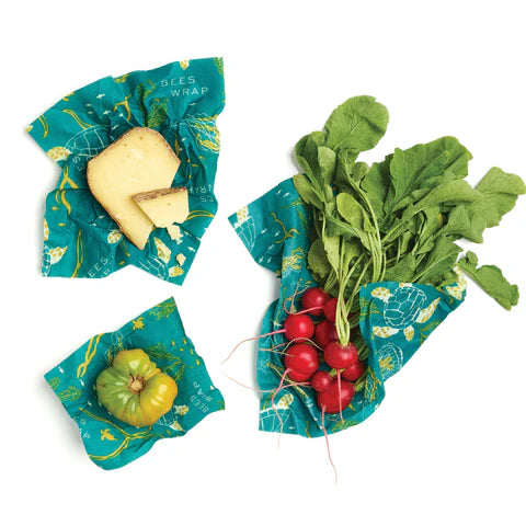 Beeswax Wraps - Assorted 3 Pack