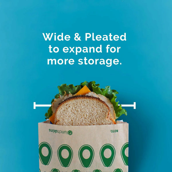 Compostable Paper Snack & Sandwich Bags