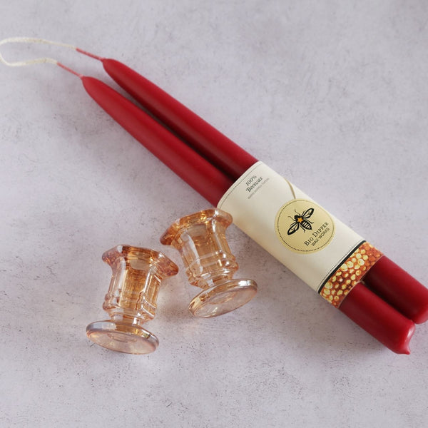 Beeswax Taper Candles