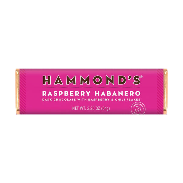 Dark Chocolate Raspberry Habanero Candy Bar