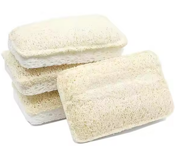 Home Compostable Plastic-Free Vegan Sponges, 3 pack