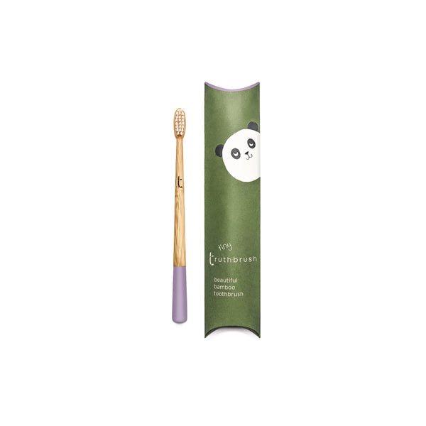 Bamboo Toothbrush (Multicolor Coated Bottom, Bio Bristle)