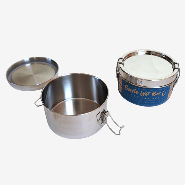 Leakproof Stainless Steel Round Bento Box