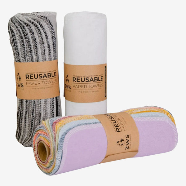Reusable NOTpaper Towels, 24-Pack Solids