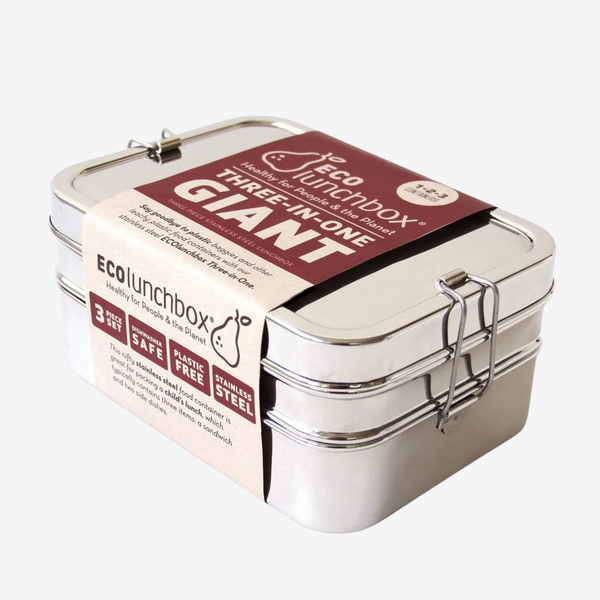 Stainless Steel 3-in-1 Giant Bento Box