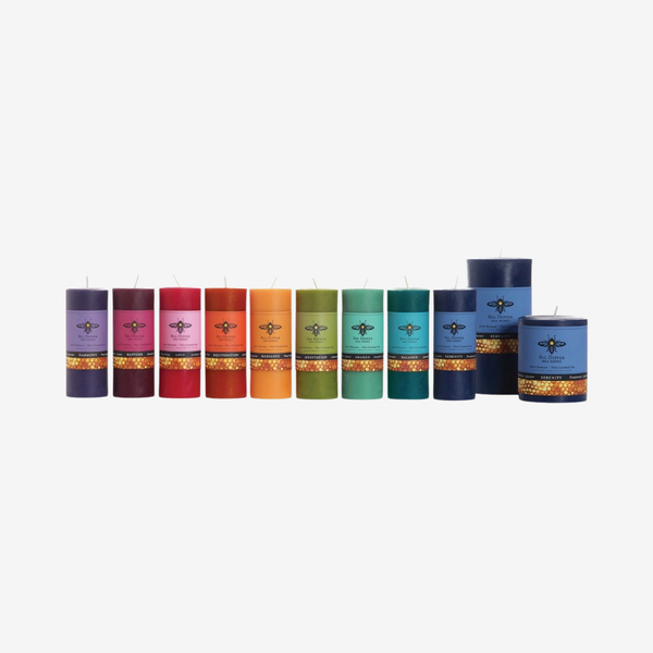 Beeswax Aromatherapy Pillar Candles