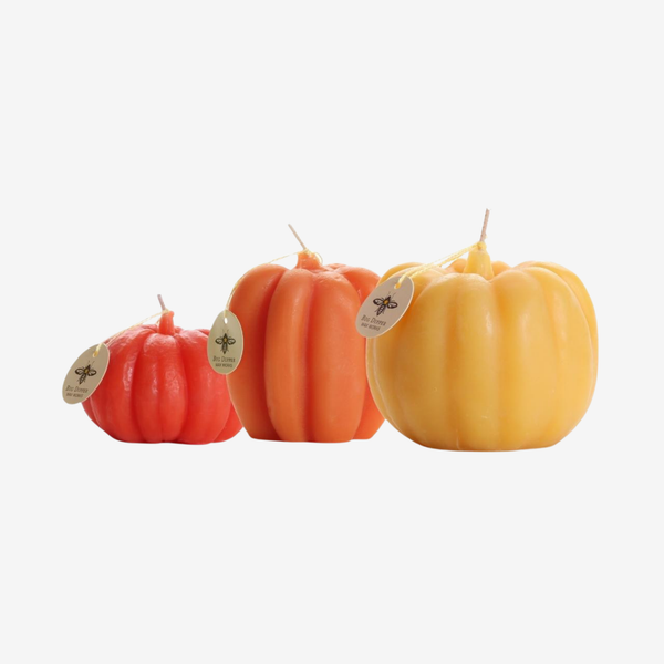 Beeswax Pumpkin Candles