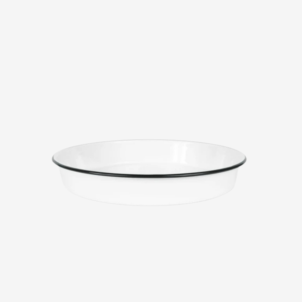 Enamelware Vintage Style Cocktail Tray/ Deep Dish Pizza Pan
