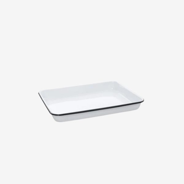 Enamelware Small Rectangular Tray