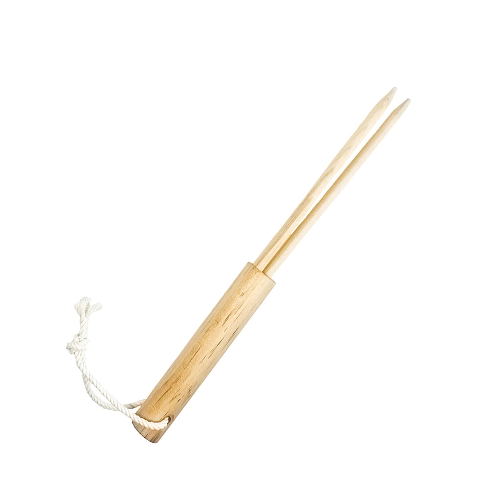 Reusable Wood Duster Handle with Hang Cord