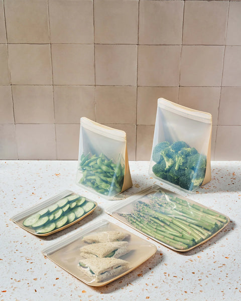 Sandwich Bag, Mint or Blush, 34 oz
