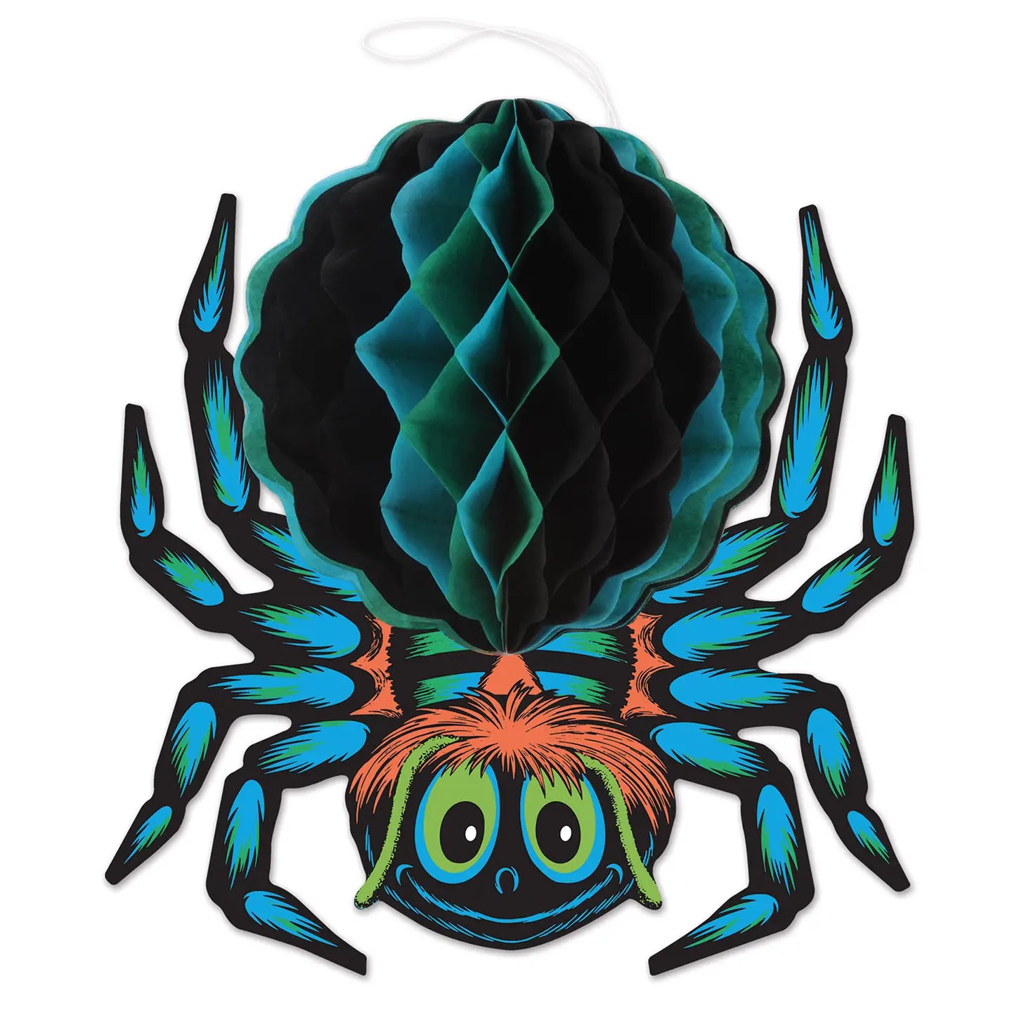 Vintage-Style Halloween Tissue Spider