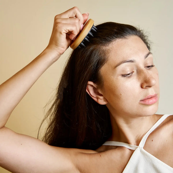 Bamboo Silicone Scalp Massager