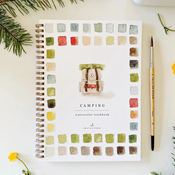 Watercolor Workbook & Paint Set