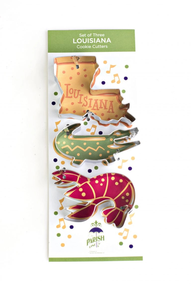 Louisiana Metal Cookie Cutter Set