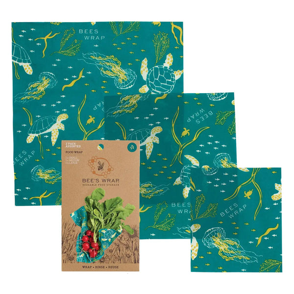 Beeswax Wraps - Assorted 3 Pack