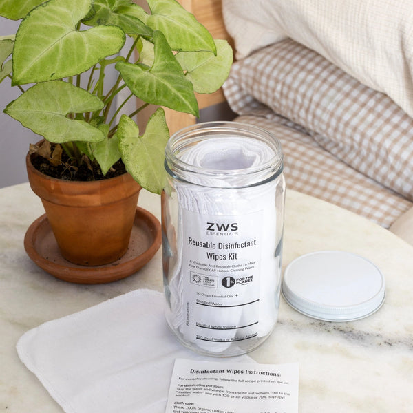Reusable Disinfectant Wipe Set
