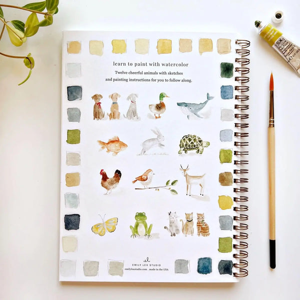 Watercolor Workbook & Paint Set