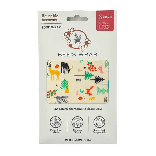 Beeswax Wraps - Assorted 3 Pack