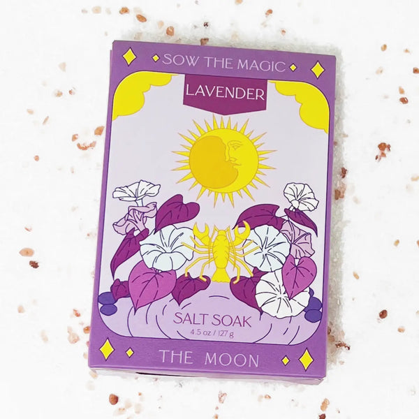 The Moon Lavender Salt Soak