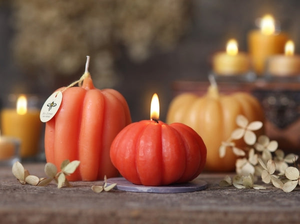 Beeswax Pumpkin Candles