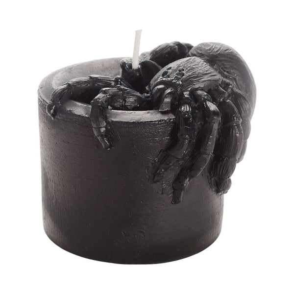 Beeswax Spider Pillar Candle