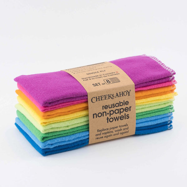 Reusable NOTpaper Towels, 8-Pack Solids