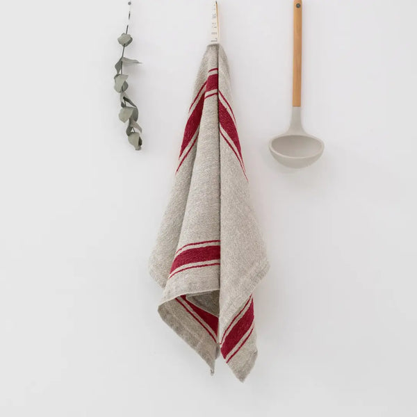 Striped Linen Kitchen Towel