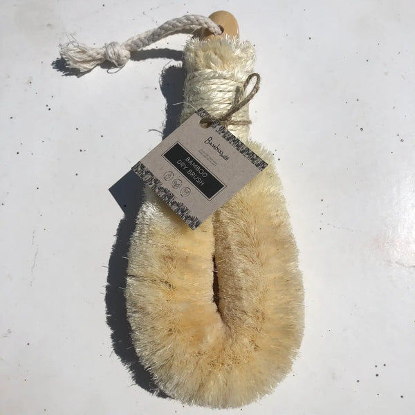 Sisal Exfoliating Dry Brush- Short Handle