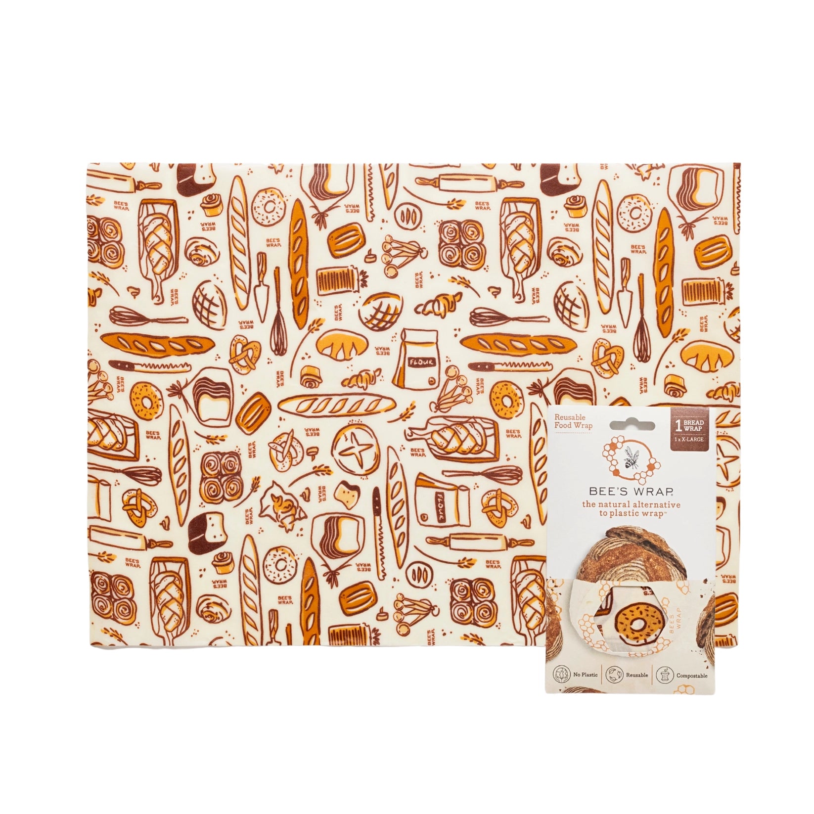 Beeswax Wrap Cut-to-Size Roll
