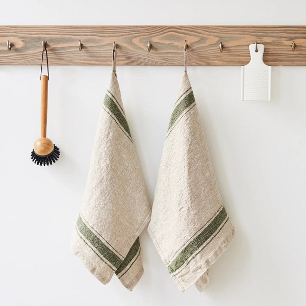Striped Linen Kitchen Towel