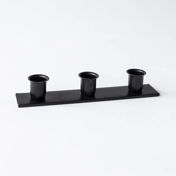 Triple Candlestick Holder