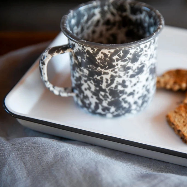 Enamelware Small Rectangular Tray