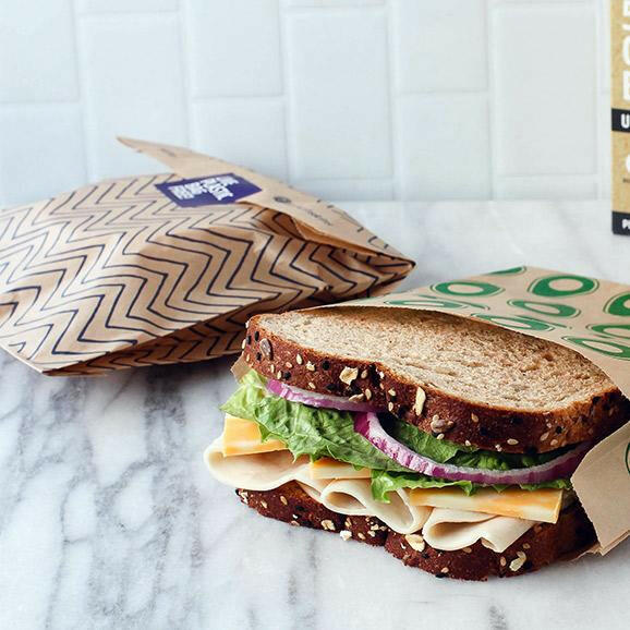 Compostable Paper Snack & Sandwich Bags