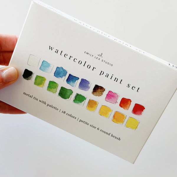 Watercolor Workbook & Paint Set