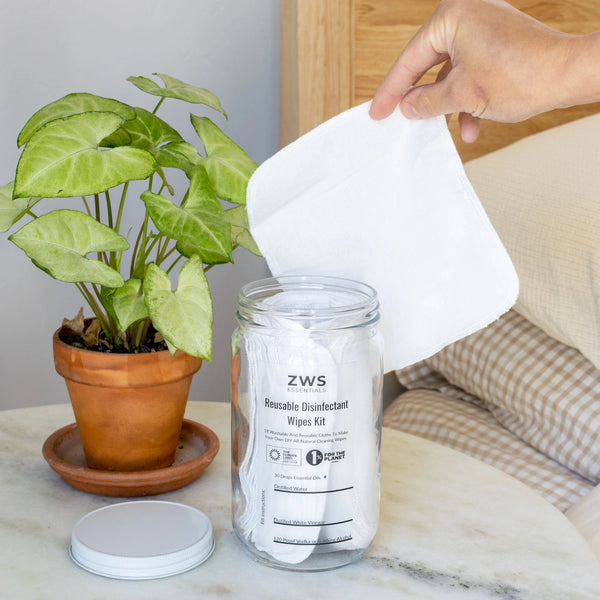 Reusable Disinfectant Wipe Set