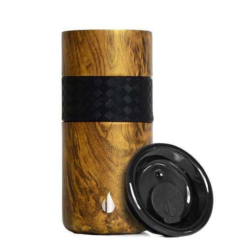 Insulated Stainless Steel Plastic-Free Coffee Travel Mug, Ceramic Lid, 16 oz