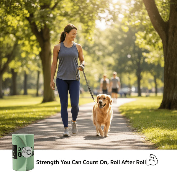 Dog Poop Bags, roll of 15