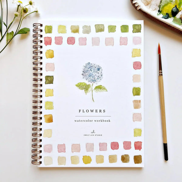 Watercolor Workbook & Paint Set